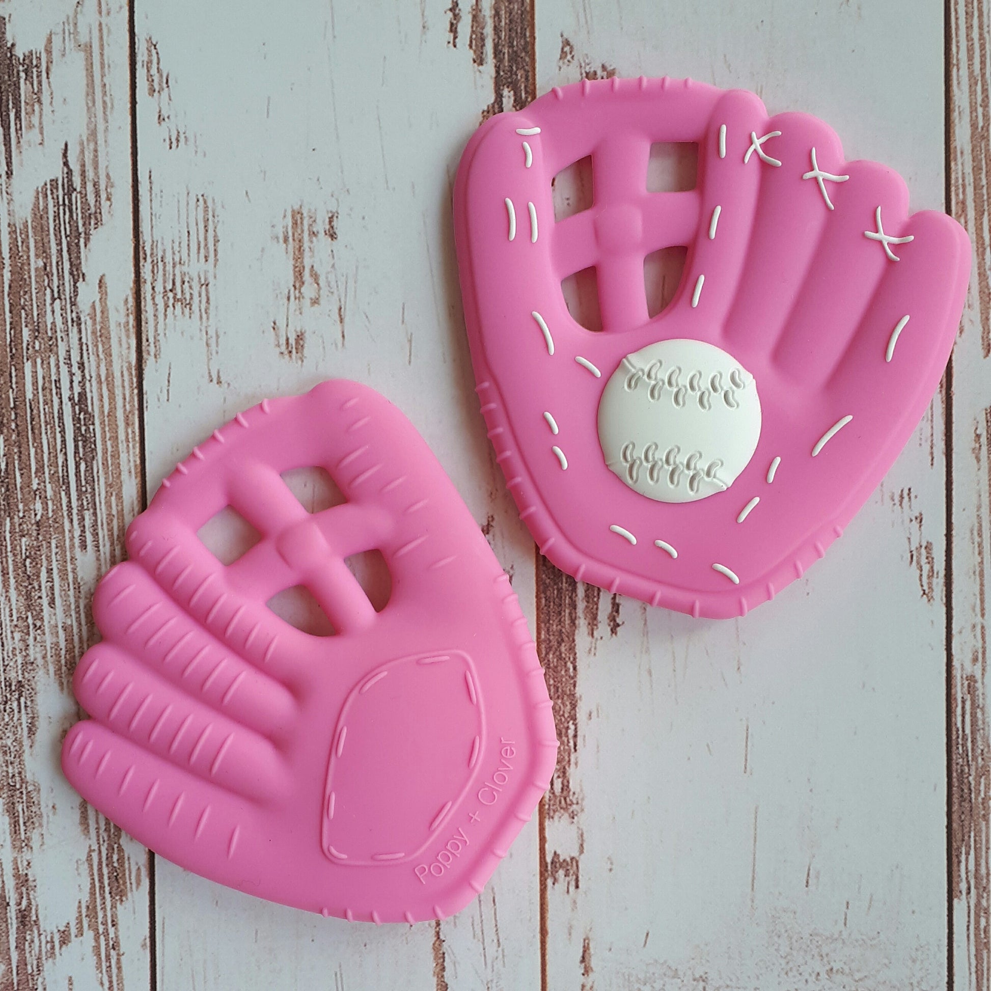 Pink Baseball Glove - Poppy + Clover