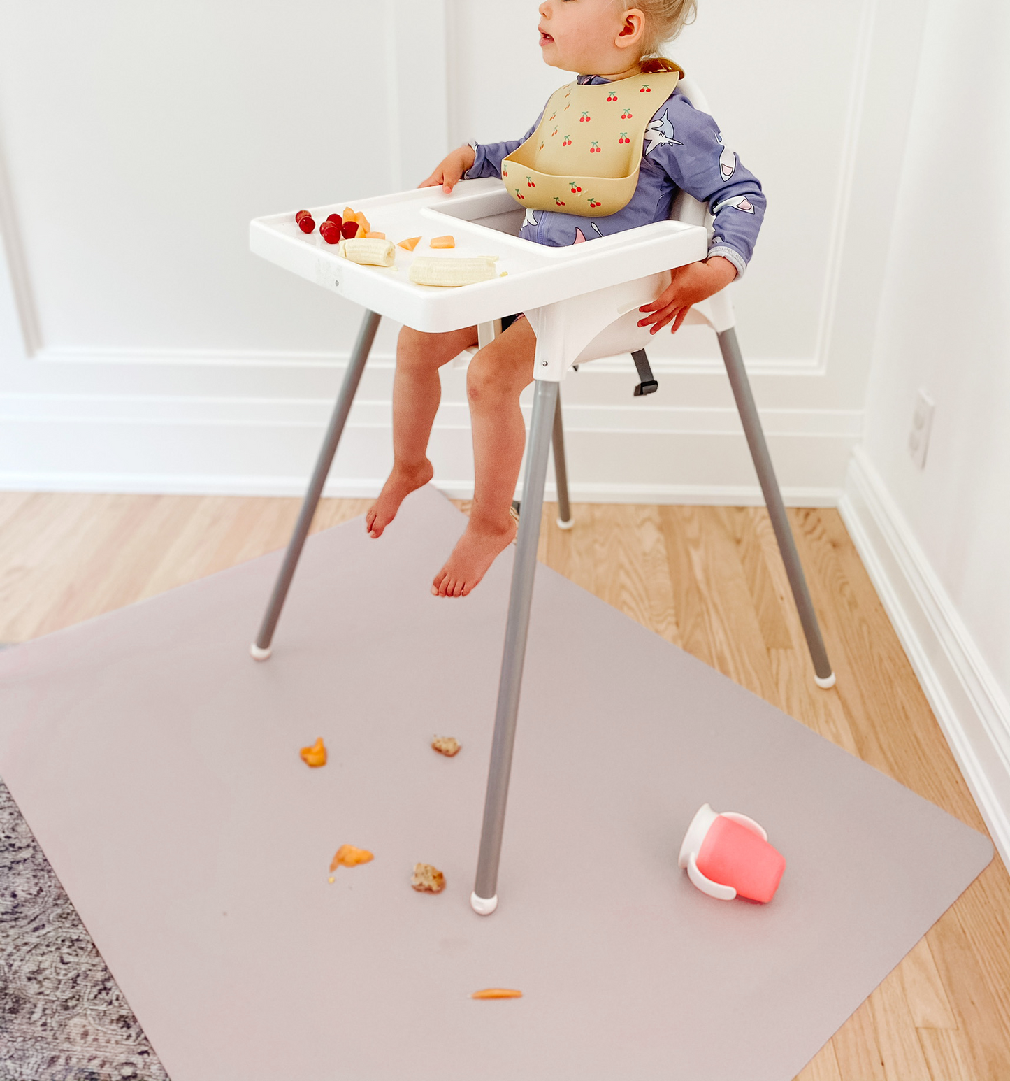 High Chair Mat 4X3 - Latte