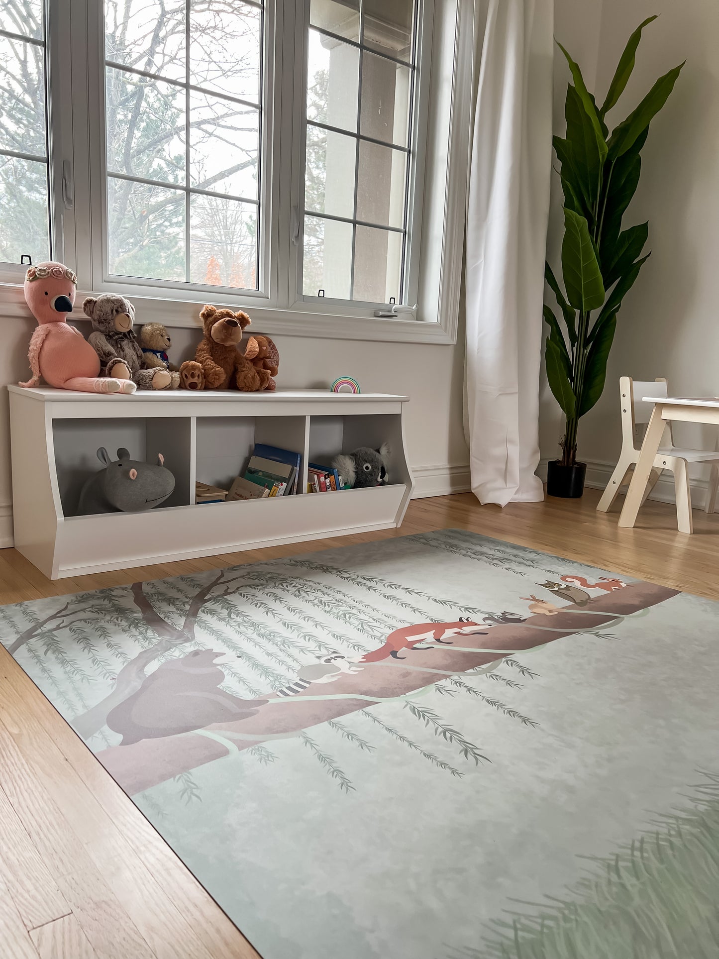 Kids Room Rug 5X5 - Animals