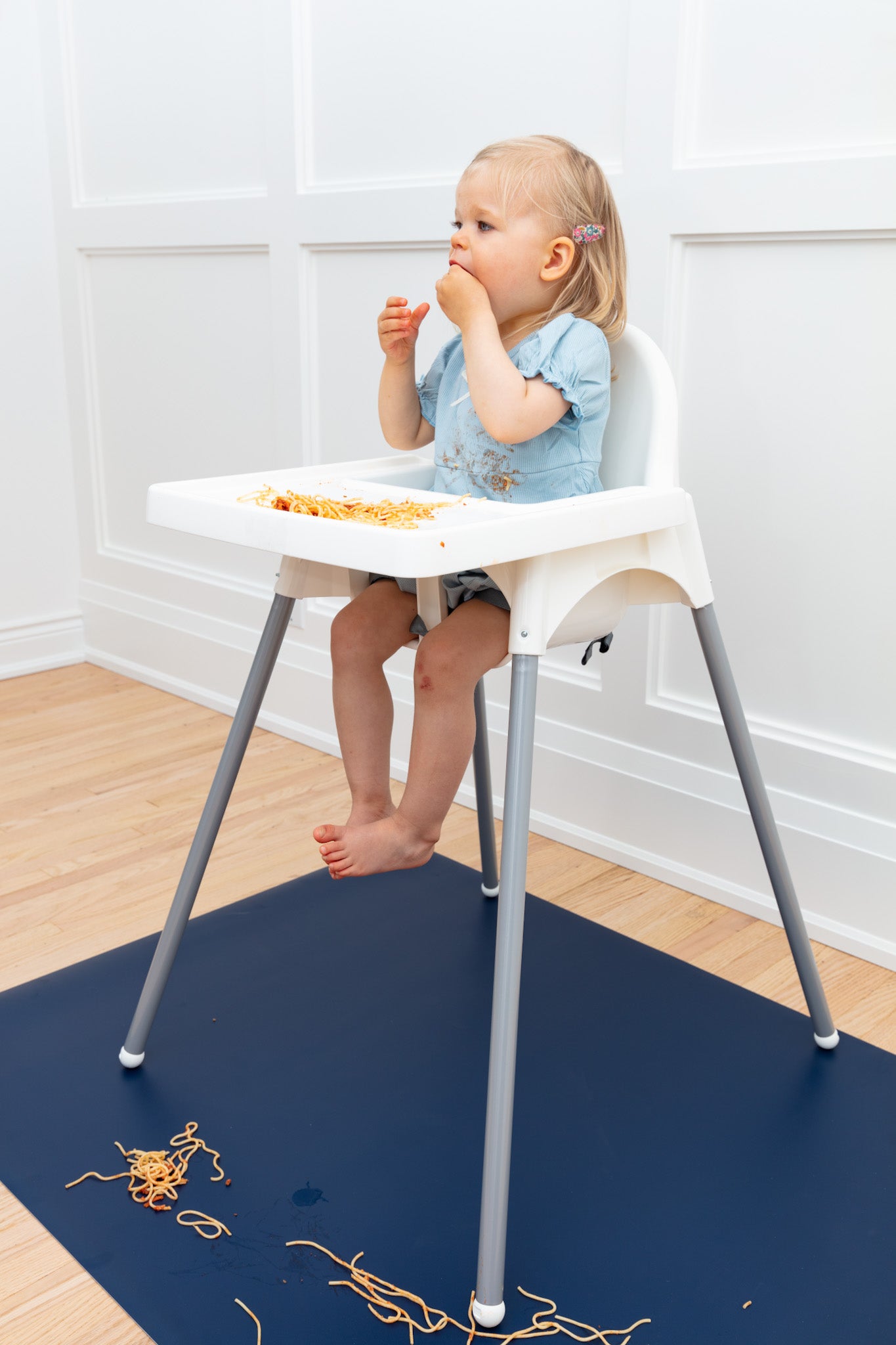 High Chair Mat 4X3 - Olive